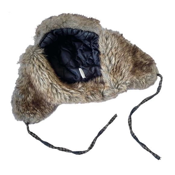 Plaid Faux Fur Lined Trapper Hat - Picture 7 of 11